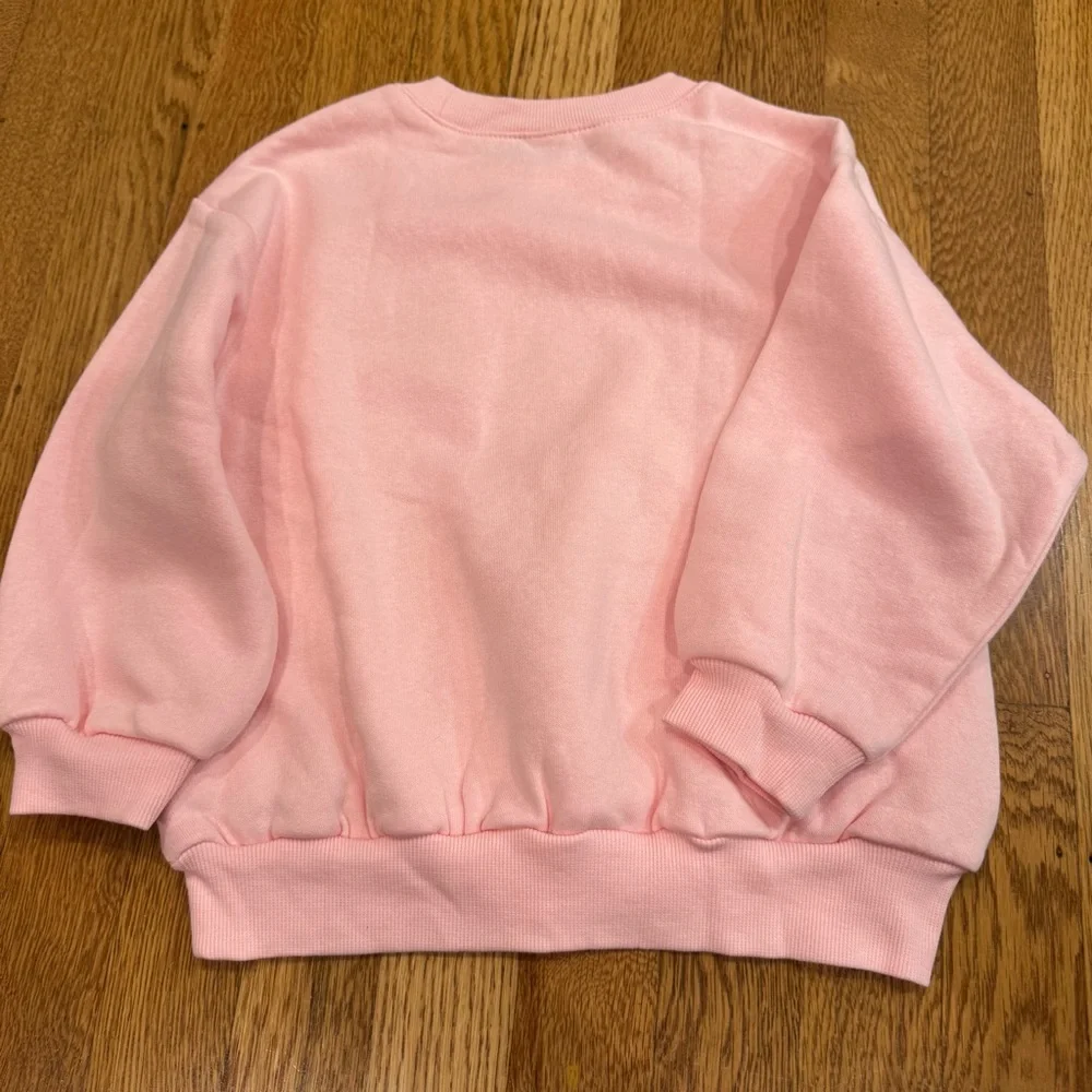 4/$20 Old Navy Pink 'Wild & Free' Sweatshirt Sz 3t toddler NWOT